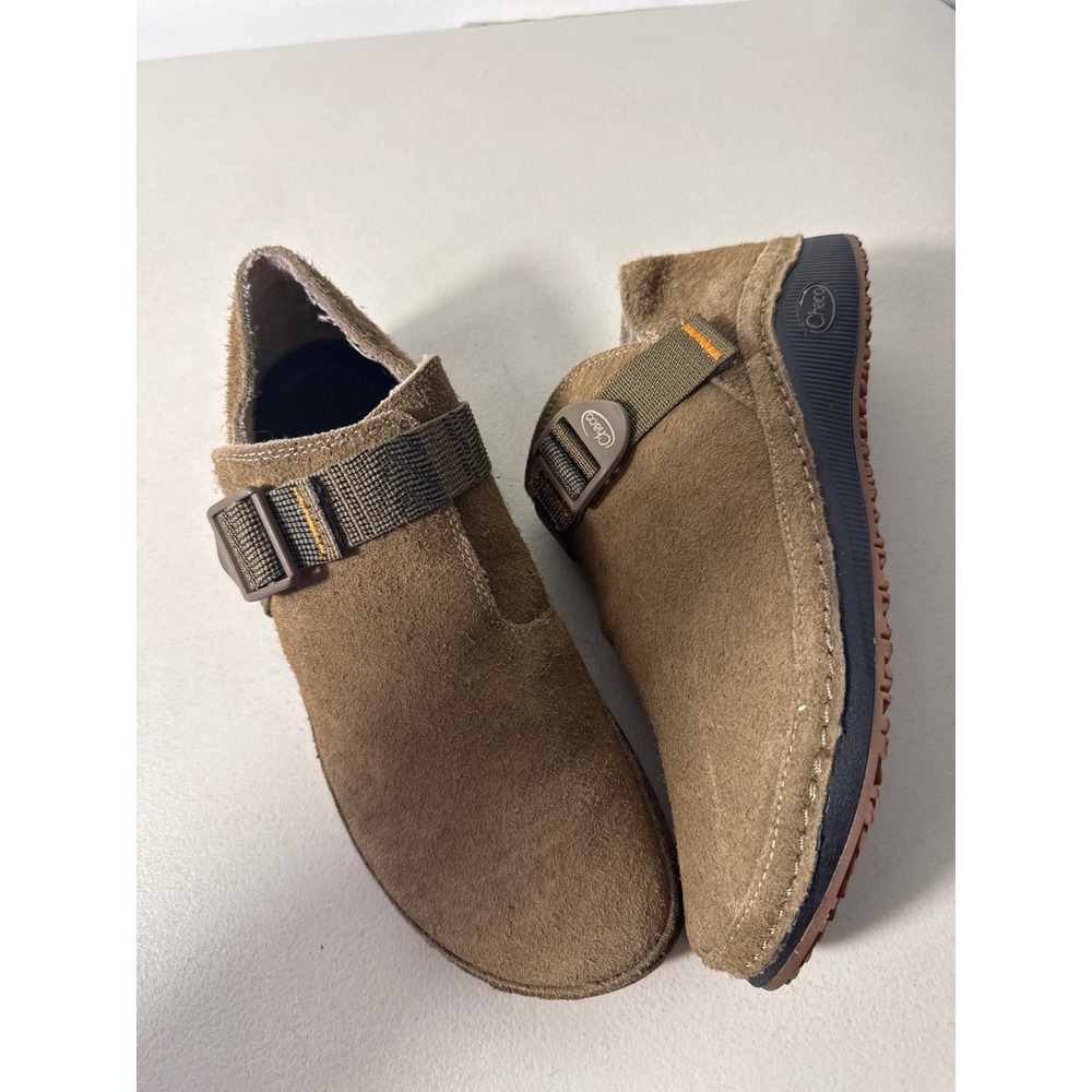 Chaco Revel Suede Slip On Shoes Brown Adjustable Strap Women Size 10